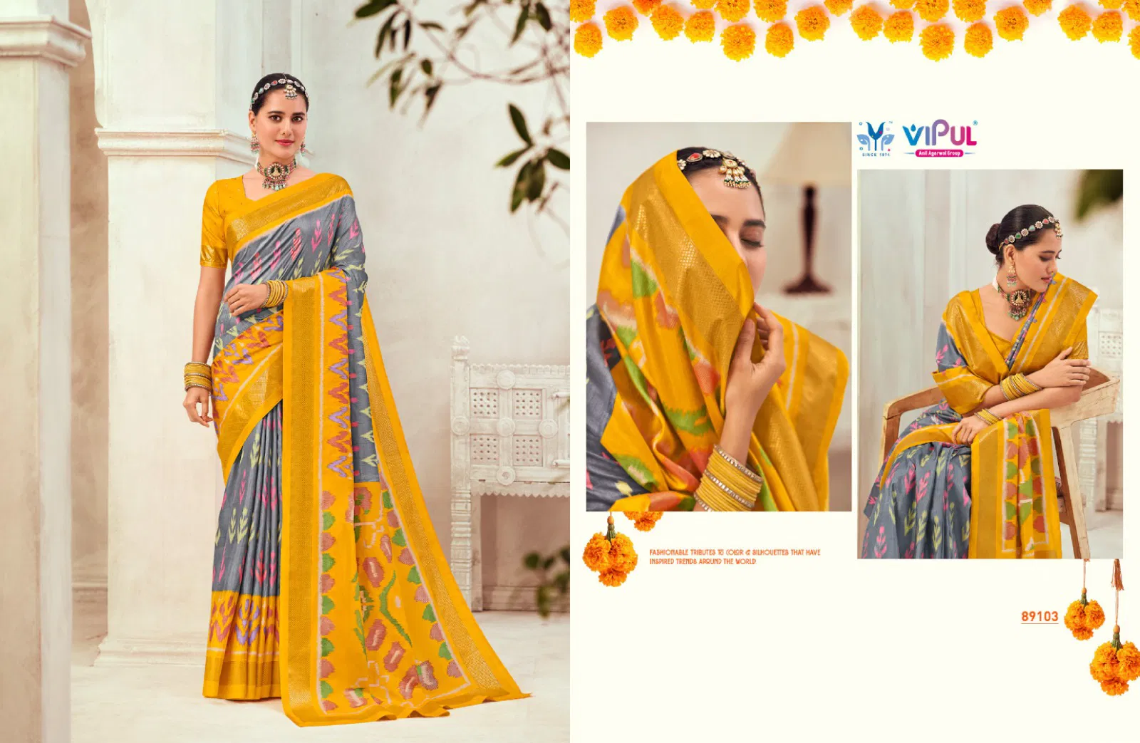 Gulmarg Silk Vol 6 By Vipul Soft Silk Saree Wholesale Market In Surat
